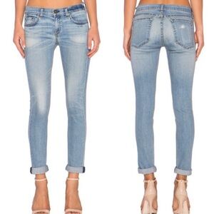 rag & bone Women's Light Wash Skinny Jeans